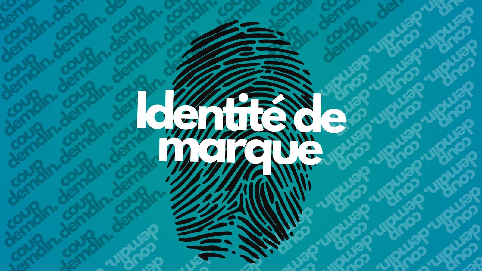 Identité de marque empreinte digitale d'une entreprise